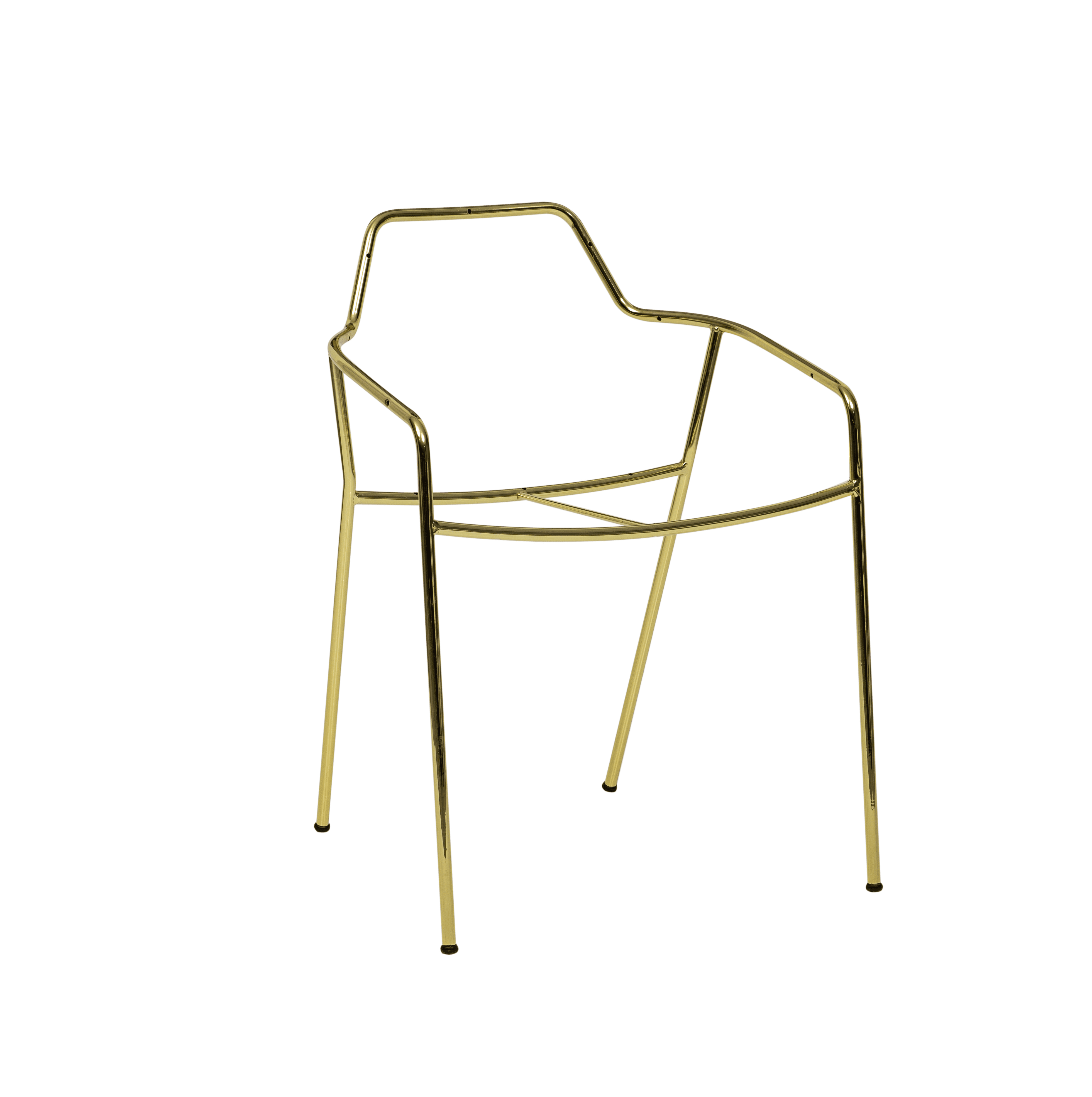 TS-014 Каркас стула (gold/chrome)